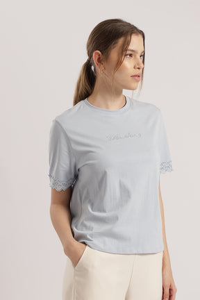 Lace Trim T-Shirt