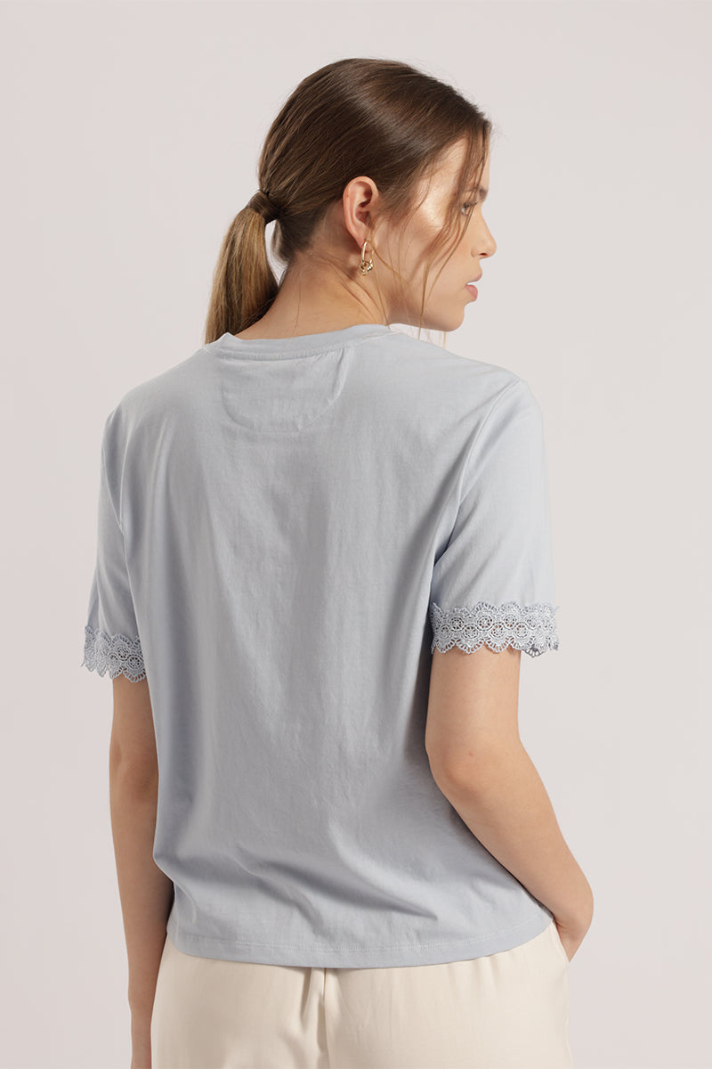 Lace Trim T-Shirt