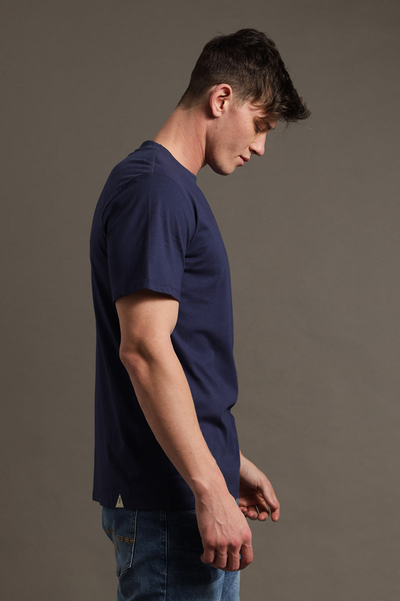 Enzyme Washed Printed  T-Shirt